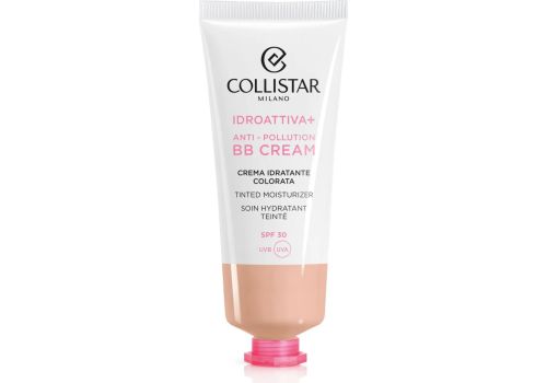 Collistar idroattiva+ anti pollution bb cream spf 30 crema idratante colorata tonalità chiara 50ml