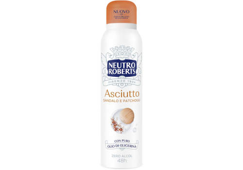 Neutro Roberts sandalo patchouli deodorante profumazione intensa spray 150ml