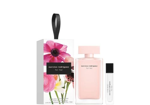 Narciso Rodriguez for her cofanetto con eau de parfum donna 100ml + for her pure musc spray 10ml