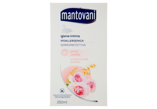Mantovani intima lenitiva ph 4.5 detergente igiene delicata 250ml