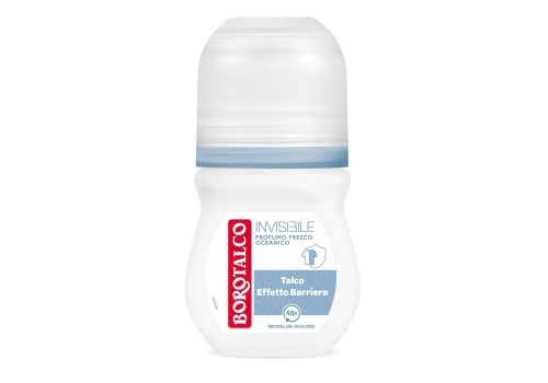 Borotalco invisible azzurro deodorante roll-on 50ml
