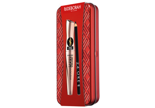 Deborah kit latta 01 mascara instant maxi volume ceramidi + matita occhi 24 ore