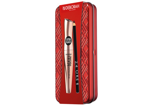 Deborah Kit latta 07 mascara instant maxi volume + matita occhi 24 ore
