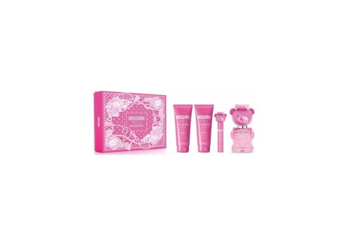 Moschino toy 2 bubble gum cofanetto con eau de toilette donna 100ml + shower gel 50ml