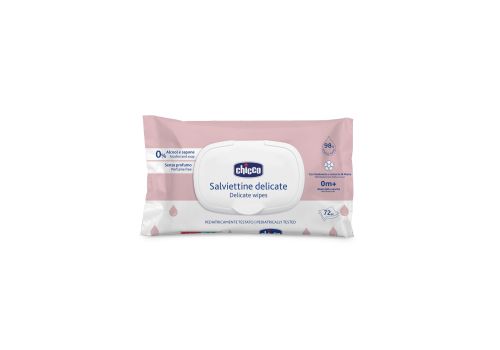 Chicco salviettine baby detergenti delicate 72 pezzi