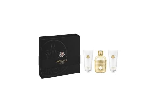 Moncler sunrise femme cofanetto con eau de parfum donna 100ml + body lotion 100ml