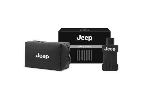Jeep freedom cofanetto con eau de toilette uomo 100ml + beauty case