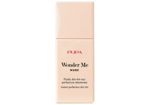 Pupa wonder me nude  040 hazelnut fondotinta fluido viso perfezione istantanea 30ml