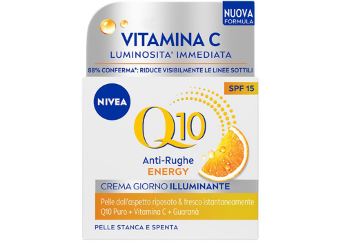 Nivea Q10 energy spf 15 crema viso giorno energizzante 50ml