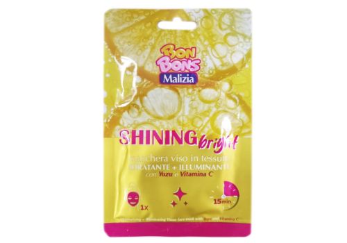 Malizia bon bons maschera viso illuminante 2 pezzi