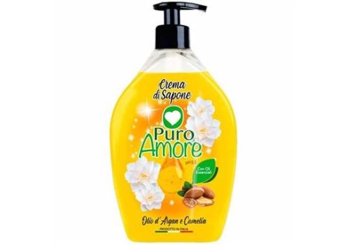 Puro Amore Argan e camelia sapone liquido nutriente idratante 750ml
