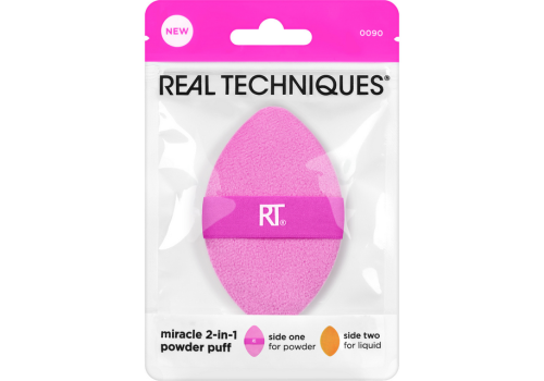 Real techniques puff viso multiuso doppia texture