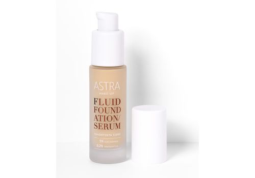 Astra fluid foundation serum 02 light fondotinta siero leggero idratante e coprente 19ml