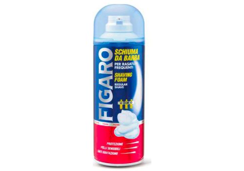 Figaro schiuma da barba anti-irritazione rasature frequenti 400ml