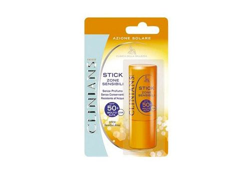 Clininas Bellezza Solare spf 50+ stick solare protettivo zone sensibili 10ml