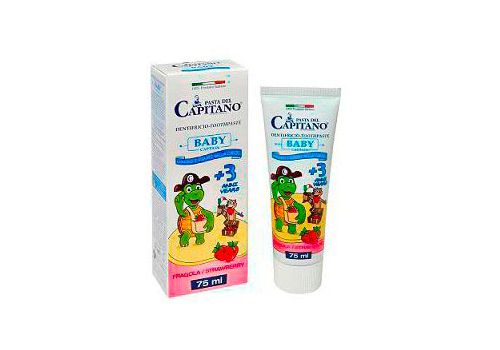 Pasta del capitano baby dentifricio gusto fragola 75ml