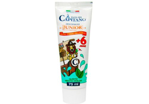Pasta del capitano junior dentifricio gusto menta dolce 75ml