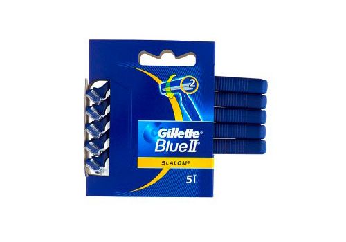 Gillette Blue 2 Slalom rasoio usa e getta a 2 lame 5 pezzi