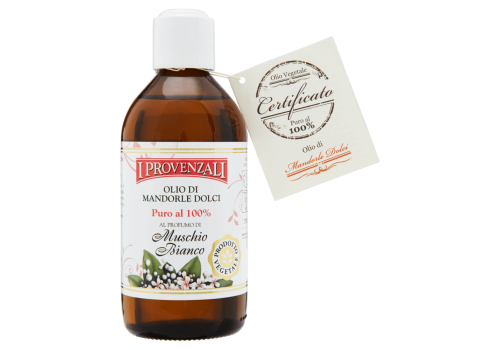 I Provenzali olio di mandorle al muschio bianco per il corpo 200ml