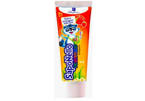 Saponello dentifricio bambini 3 anni+ frutti rossi 75ml
