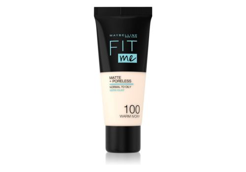 Maybelline Fit Me matte + poreless 102 fair ivory fondotinta finish opacizzante 30ml