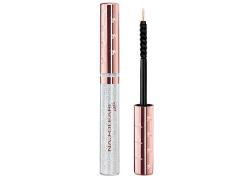 Naj-Oleari sparkling queen mascaliner 01 argento siderale eyeliner e mascara glitter 2 in 1