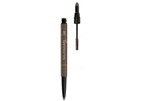 Naj-Oleari 3 in 1 perfect brow 02 castane matita e mascara sopracciglia