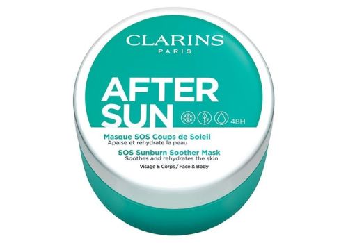 Clarins After Sun Masque Sos Coups De Soleil crema nutriente per viso e corpo 100ml