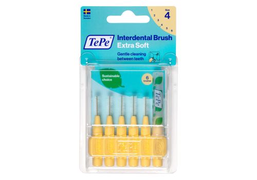 TePe 0,7mm giallo scovolini interdentali 6 pezzi