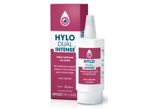 Hylo Dual Intense collirio lubrificante per l'occhio secco 10ml | sigillo esterno staccato