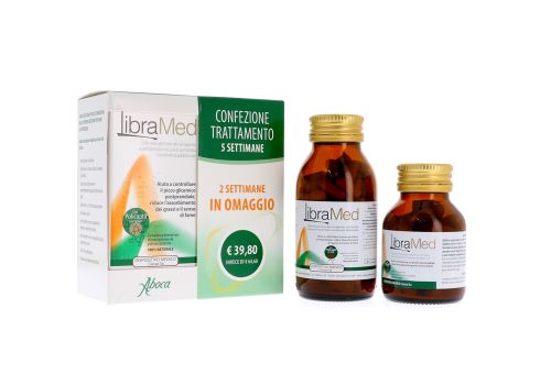Libramed integratore per il controllo del peso trattamento 5 settimane 138 + 84 compresse | senza confezione esterna