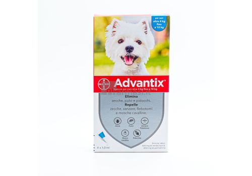 ADVANTIX Spot-On Cani da 4 a 10Kg 4 pipette