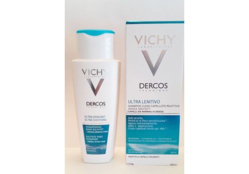 Vichy Dercos shampoo ultra lenitivo capelli grassi 200 ml 