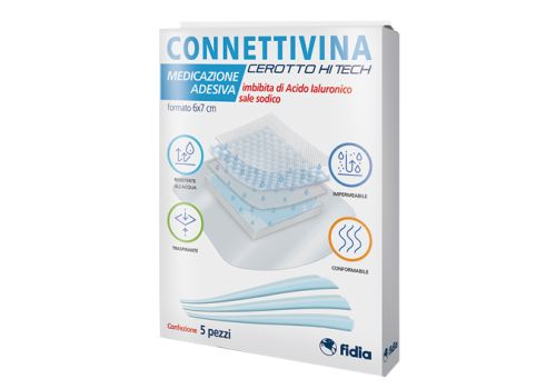 CONNETTIVINA CEROTTO HI TECH 6X7CM 5PZ