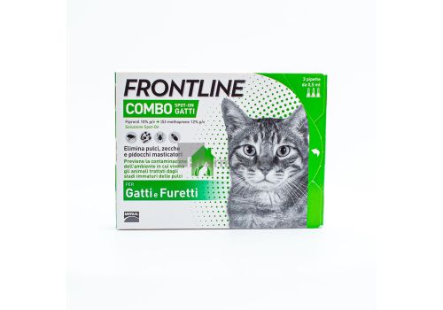 Frontline Combo Spot-On Gatti e Furetti 3fl