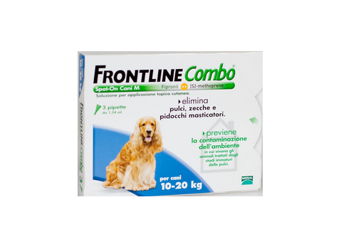 Frontline Combo Spot-On Cani M 10-20kg 3fl
