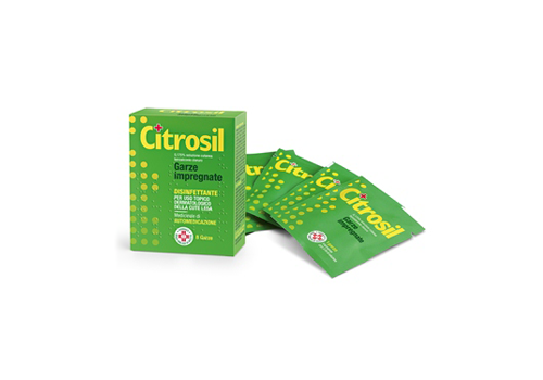Citrosil 0,175% disinfettante 8 garze impregnate
