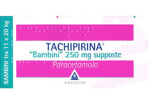 TACHIPIRINA BAMBINI ANTIPIRETICO 250MG 10 SUPPOSTE