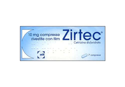 Zirtec 10mg antiallergico 7 compresse