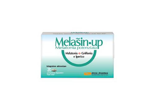 MELASIN•UP Integratore Melatonina+Griffonia e Iperico 20cpr