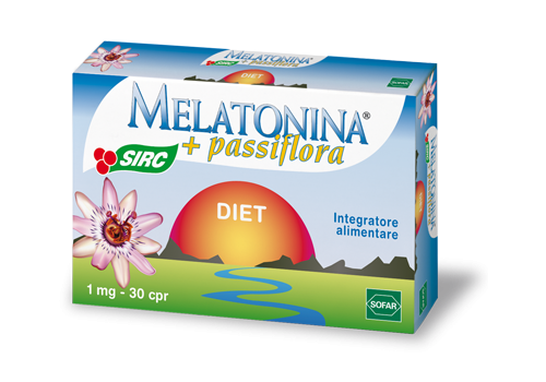 MELATONINA Sirc Diet + Passiflora 30cpr