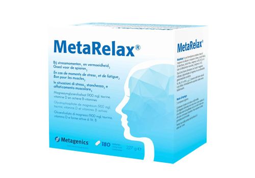Metarelax integratore per la stanchezza lo stress e l'affaticamento muscolare 180 compresse