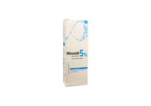 Minoxidil Biorga 5% caduta dei capelli soluzione cutanea 60ml