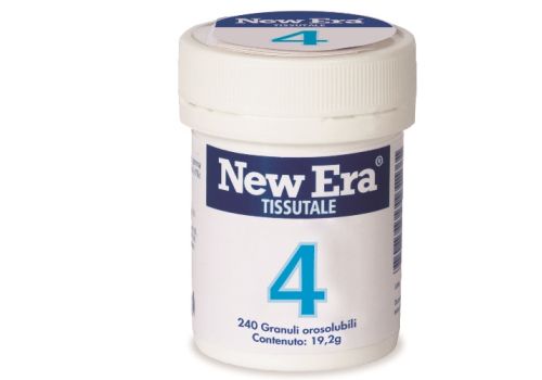 New Era Tissutale 4 integratore di minerali 240 grabuli orosolubili
