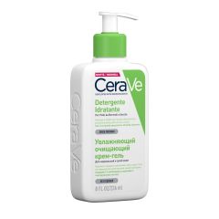 CeraVe Detergente Idratante Viso Pelle da Normale a Secca, con acido ialuronico e ceramidi 236ml