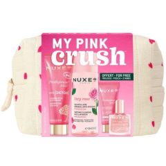 Nuxe My Pink Crush trousse da viaggio per la skincare del viso 4 pezzi