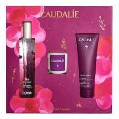 Caudalie Thé des Vignes Acqua Profumata cofanetto con acqua profumata 50ml + candela profumata 35 grammi in omaggio + gel doccia 50ml in omaggio