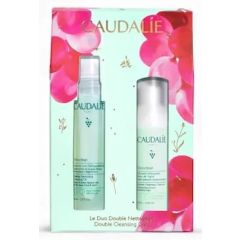 Caudalie Vinoclean Duo Doppia Detersione cofanetto con olio struccante 75ml + schiuma detergente 50ml