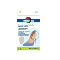 Master Aid Foot Care protezione gel adesiva tallone sottile 2 pezzi
