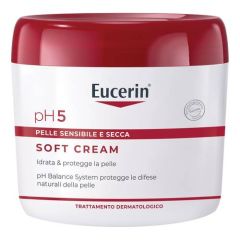 Eucerin pH 5 Soft Cream idratante e protettiva per pelle secca e sensibile 450ml